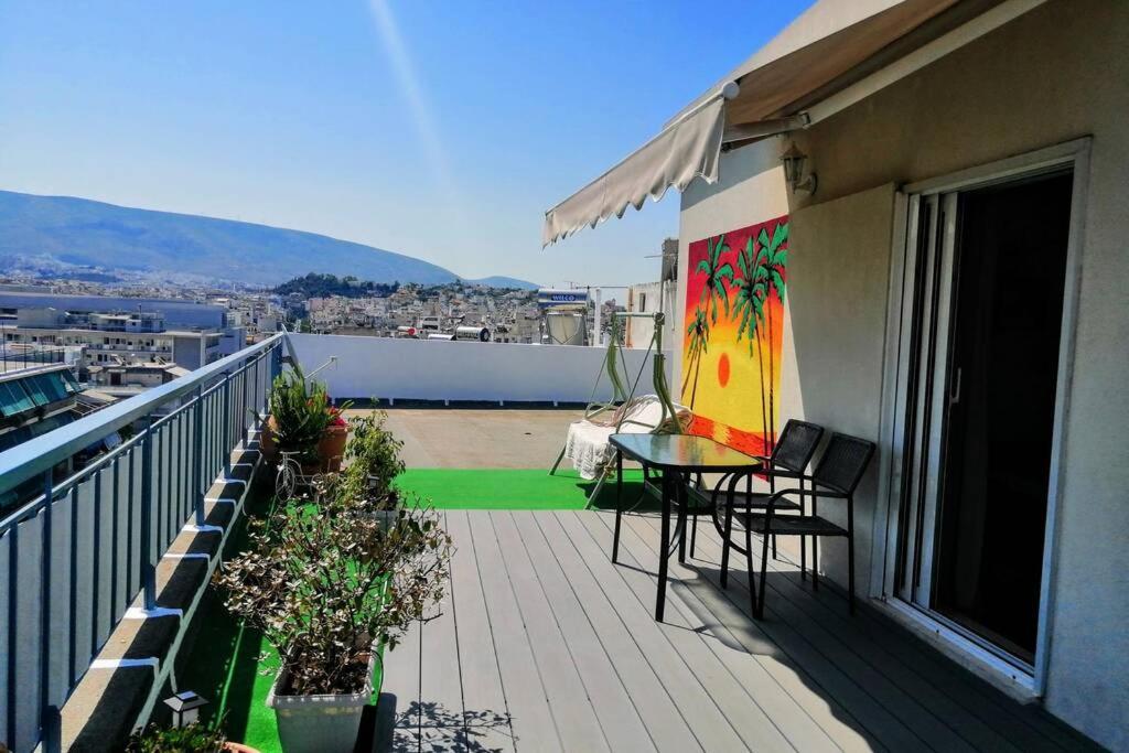 Rooftop Studio, Acropolis View! Афіни Екстер'єр фото