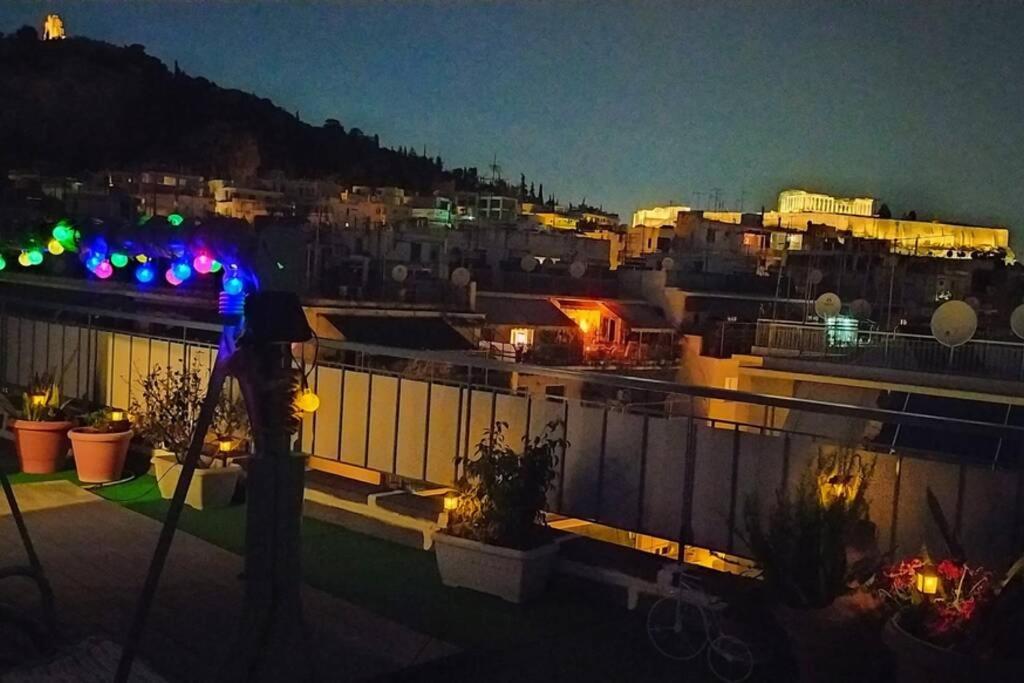 Rooftop Studio, Acropolis View! Афіни Екстер'єр фото