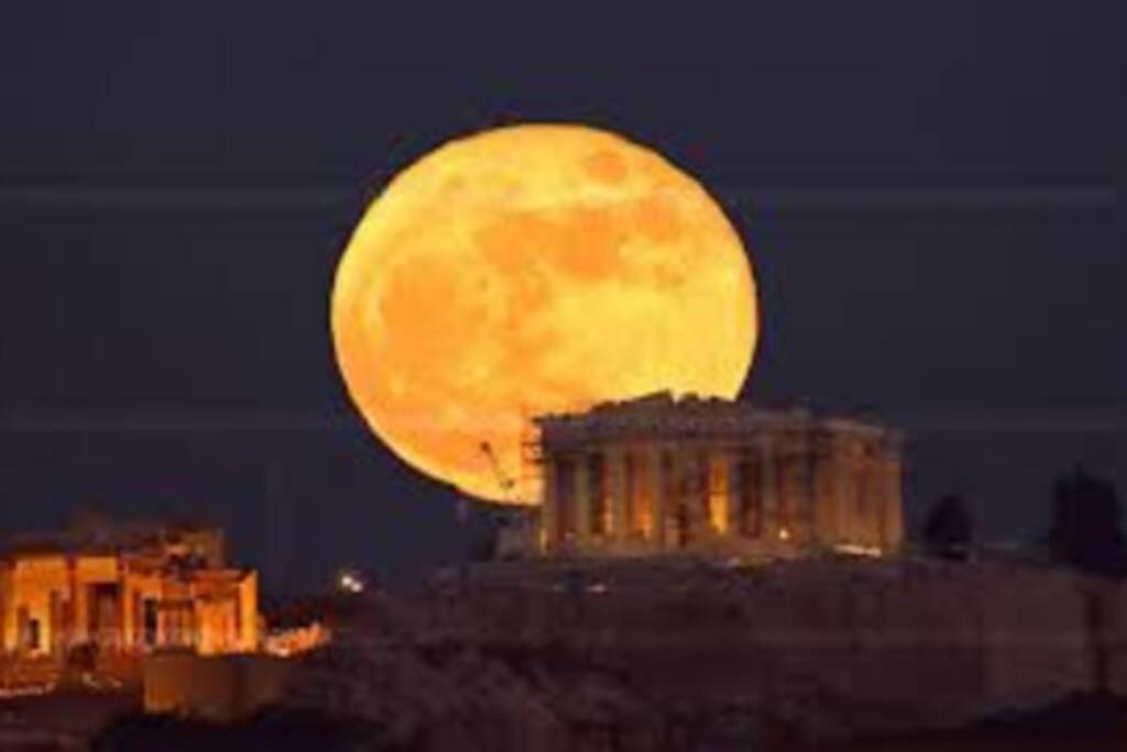 Rooftop Studio, Acropolis View! Афіни Екстер'єр фото