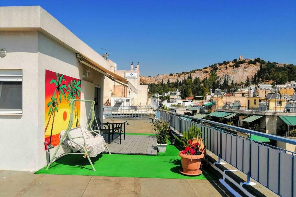 Rooftop Studio, Acropolis View! Афіни Екстер'єр фото