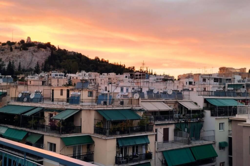 Rooftop Studio, Acropolis View! Афіни Екстер'єр фото