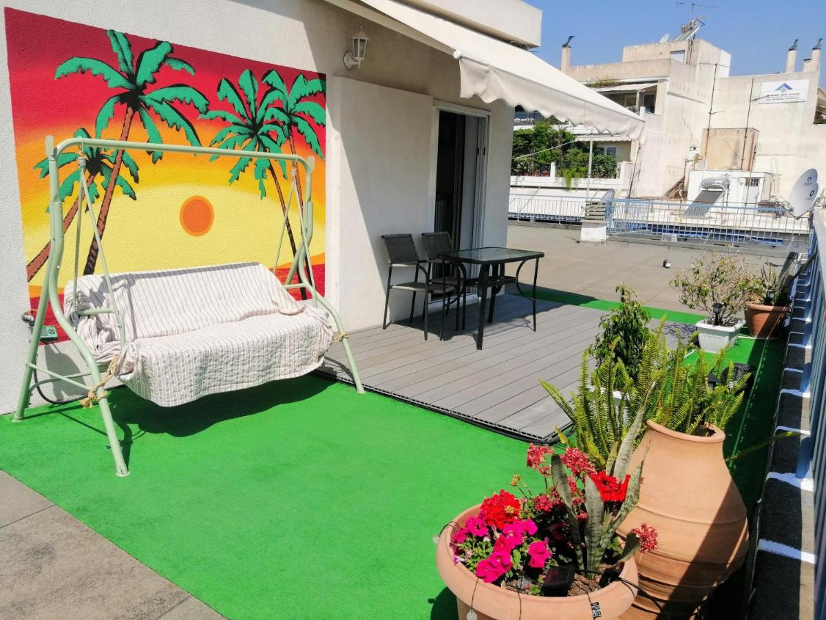 Rooftop Studio, Acropolis View! Афіни Екстер'єр фото