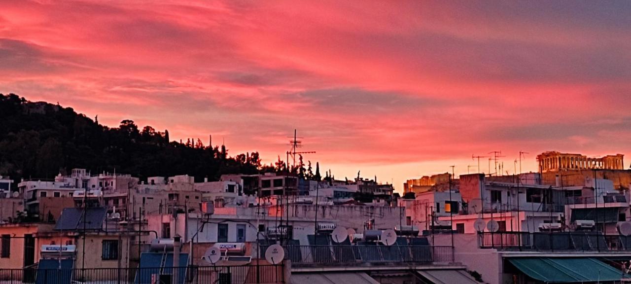 Rooftop Studio, Acropolis View! Афіни Екстер'єр фото