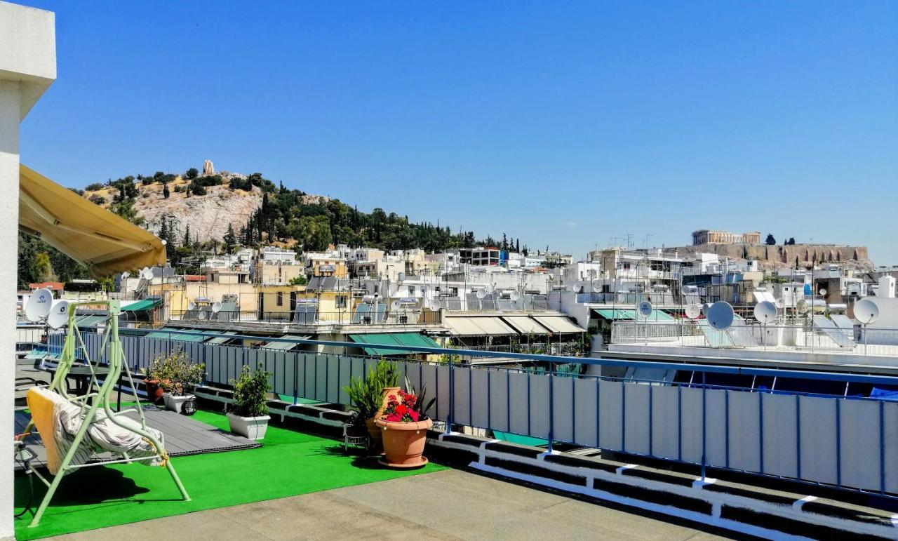 Rooftop Studio, Acropolis View! Афіни Екстер'єр фото