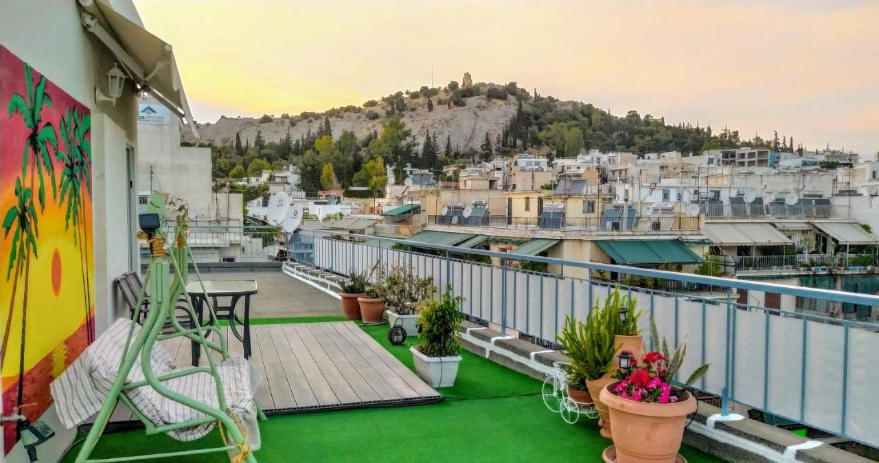 Rooftop Studio, Acropolis View! Афіни Екстер'єр фото