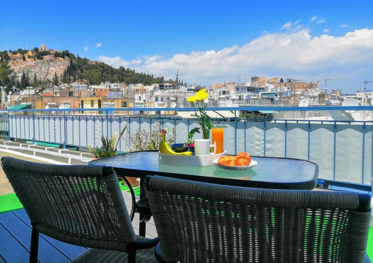 Rooftop Studio, Acropolis View! Афіни Екстер'єр фото